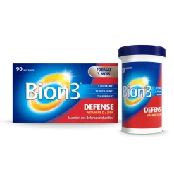 Bion 3 Défense adulte vitamine D et zinc – 90 comprimés