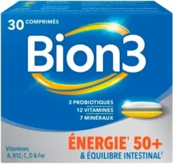 Bion 3 Énergie 50+ et équilibre intestinal