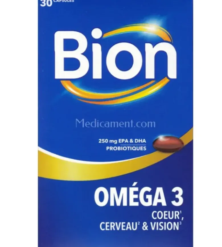 Bion 3 Oméga 3 cœur cerveau vision – 30 capsules