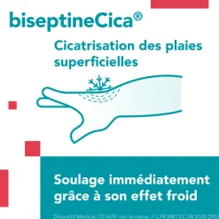 BiseptineCica Cicatrisation des plaies superficielles – tube 50 g