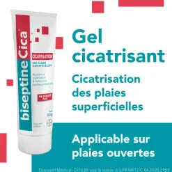 BiseptineCica Cicatrisation des plaies superficielles – tube 50 g