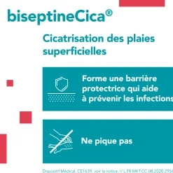 BiseptineCica Cicatrisation des plaies superficielles – tube 50 g