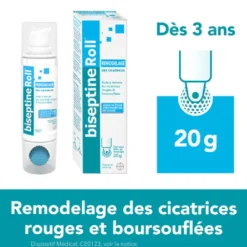 BiseptineRoll Remodelage des cicatrices 20 g
