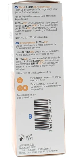 Blephasol lotion micellaire paupières sensibles Théa - flacon de 100ml