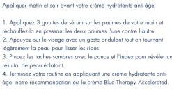 Blue Therapy Accelerated Sérum réparateur anti-âge Biotherm - flacon-pompe de 50ml
