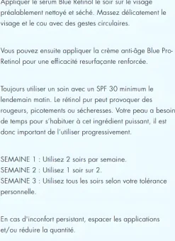 Blue Therapy Blue Retinol Night Sérum anti-âge Biotherm - flacon-pompe de 30 ml