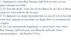 Blue Therapy Red Algae Uplift Rich Crème rosée raffermissante riche Biotherm - pot de 50 ml