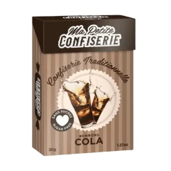 Bonbons au cola sans sucre Ma Petite Confiserie - boite de 36,5 g