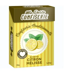 Bonbons citron mélisse Ma petite confiserie - boîte de 36,5 g