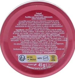 Bonbons fruits rouges sans sucres Pulmoll - boîte de 45 g