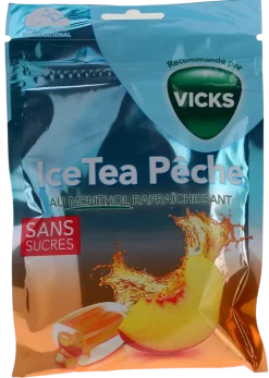 Bonbons menthe verte menthol rafraîchissant Vicks
