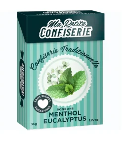 Bonbons menthol eucalyptus Ma petite confiserie - boîte de 36,5 g