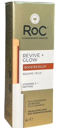 Booster éclat Baume yeux Renouveau et éclat RoC - stick de 4g