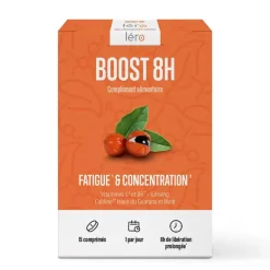 Boost 8h fatigue et concentration Léro - boite de 15 comprimés