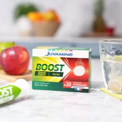 Boost Taurine & Ginseng Juvamine – 30 comprimés effervescents