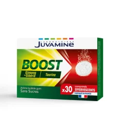 Boost Taurine & Ginseng Juvamine – 30 comprimés effervescents