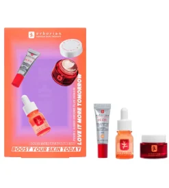 Boost your skin today skin therapy Duo x CC Eye doré Erborian - coffret de 3 produits