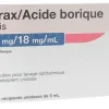 Borax/Acide Borique 12mg/18mg/ml Viatris - boîte de 20 récipients unidoses de 5ml
