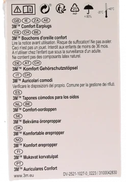 Bouchons d'oreille 3M EAR classic - boite de 4 bouchons