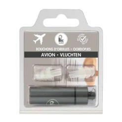 Bouchons d'oreilles avion Plic audio - 1 paire