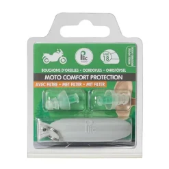 Bouchons d'oreilles moto Plic audio - 1 paire