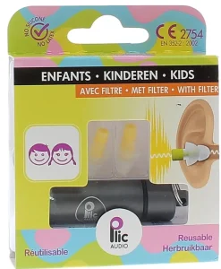 Bouchons d'oreilles sélectifs enfants Plic Audio - 1 paire