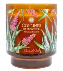Bougie parfumée Fleur d'Aloe Collines de Provence - pot de 220g