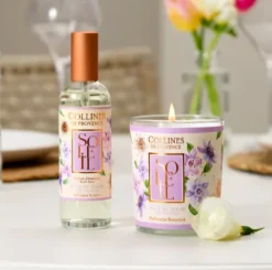 Bougie parfumée Fleur du soleil Collines de Provence - pot de 180g