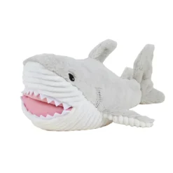 Bouillotte Cozy peluche déhoussable Warmies Requin Soframar – 33 cm
