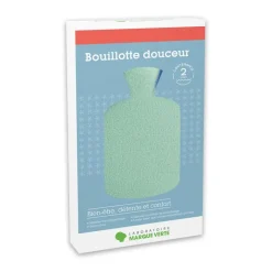 Bouillotte douceur 2 litres Marque Verte - 1 bouillotte