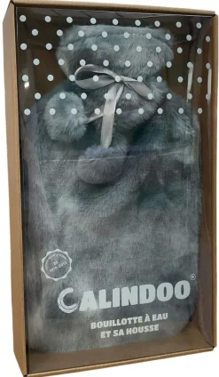 Bouillotte à eau avec housse Calindoo – 2 L