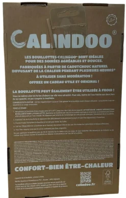 Bouillotte à eau avec housse Calindoo – 2 L