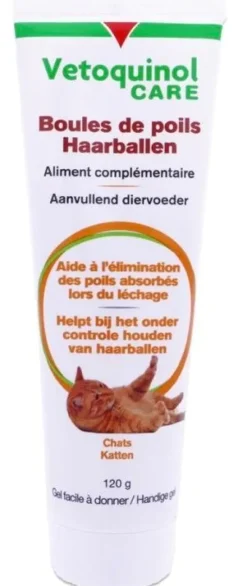 Boules de poils Vetoquinol - tube de 120g