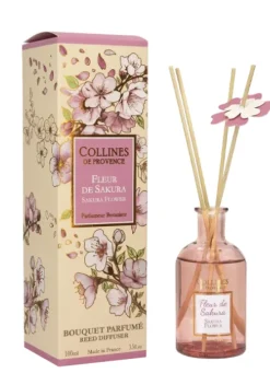 Bouquet parfumé Fleur de sakura Collines de Provence - flacon de 100ml