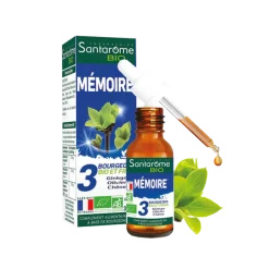 3 bourgeons BIO et frais mémoire Santarome BIO - flacon de 30 ml