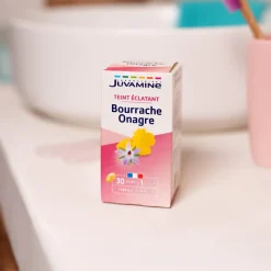 Bourrache Onagre Teint Éclatant Juvamine - boîte de 30 capsules