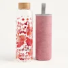 Bouteille en verre Waterdrop - bouteille transparente relax de 600 ml