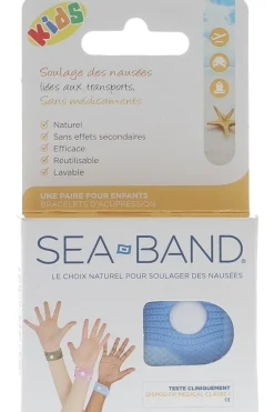 Bracelet acupression Kids blue Sea Band - 1 paire de bracelets