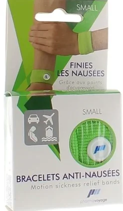 Bracelet anti-nausées enfant taille small Pharmavoyage - une paire de bracelet