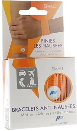 Bracelet anti-nausées enfant taille small Pharmavoyage - une paire de bracelet