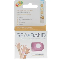 Bracelet Sea Band enfant rose - boite de 2 bracelets