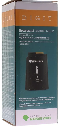 Brassard tensiomètre Digitensio Marque Verte – grande taille