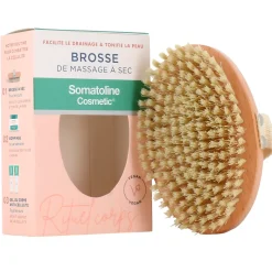 Brosse de massage à sec anti-cellulite Somatoline Cosmetic - une brosse