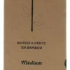 Brosse à dents adulte en bambou médium Cap Bambou - lot de 4 brosses à dents