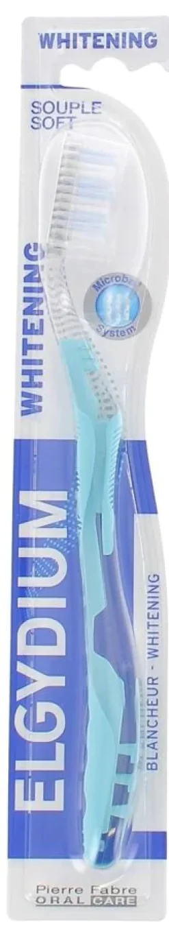 Brosse à dents blancheur souple Elgydium - une brosse à dent souple