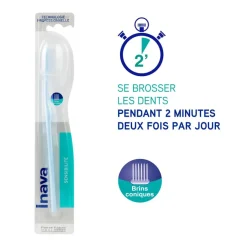 Brosse à dents brins coniques Inava - 1 brosse à dents