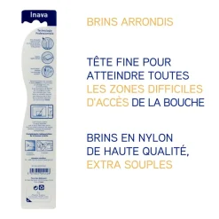 Brosse à dents chirurgicale 15/100 Inava - 1 brosse à dents