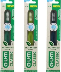 Brosse à dents Classic 411 souple GUM - une brosse à dents