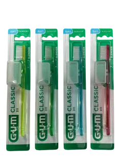 Brosse à dents Classic 311 souple GUM - une brosse à dents