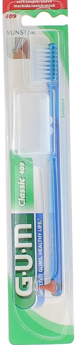 Brosse à dents classic 409 souple GUM - 1 brosse à dents
